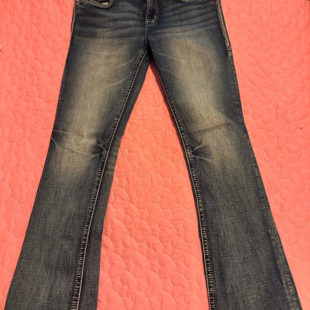 Rock Revival Dark Blue Flare Jeans